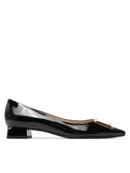 HÖGL Baleriny Holly 8-102224 Czarny. Czarne balerinki damskie HÖGL, bez wzorów, z lakierowanej skóry, bez obcasa, bez zapięcia. Za 609.99 zł.