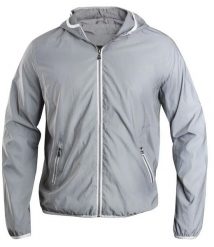 Clique Hardy Reflective Kurtka męska — wiatrówka odblaskowa. Szare kurtki męskie CLIQUE, m, bez wzorów, z kapturem. Za 335.82 zł.