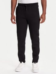 KARL LAGERFELD Spodnie dresowe 705041 553907 Czarny Regular Fit. Czarne spodnie sportowe męskie KARL LAGERFELD, l, bez wzorów, z bawełny. Za 639.99 zł.