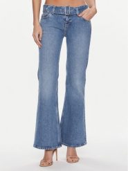 Tommy Jeans Jeansy Sophie DW0DW17562 Niebieski Flare Fit. Niebieskie jeansy damskie Tommy Jeans, bez wzorów, z bawełny. Za 459.99 zł.
