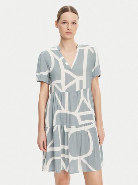 ONLY Sukienka letnia Nova 15222215 Zielony Regular Fit. Zielone sukienki damskie ONLY, na lato, xl, bez wzorów, z wiskozy, bez kołnierzyka, bez ramiączek. Za 99.99 zł.