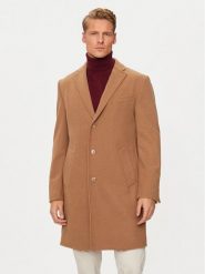 Pierre Cardin Płaszcz wełniany C4 83100.6130 Brązowy Regular Fit. Brązowe płaszcze męskie Pierre Cardin, m, bez wzorów, z syntetyku, bez kołnierzyka, bez kaptura. Za 1,219.00 zł.