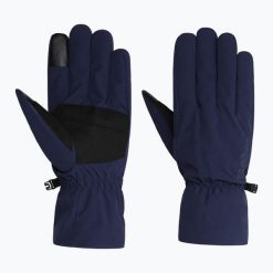 Rękawiczki trekkingowe Jack Wolfskin Highloft. Niebieskie rękawiczki męskie Jack Wolfskin, bez wzorów. Za 189.99 zł.