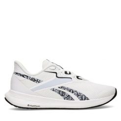 Buty na siłownię Reebok. Białe obuwie sportowe damskie Reebok, bez wzorów, bez zapięcia, na fitness i siłownię. Za 199.99 zł.
