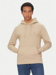 Tommy Hilfiger Bluza Essential MW0MW37235 Beżowy Regular Fit. Brązowe bluzy męskie Tommy Hilfiger, m, bez wzorów, z bawełny, bez ramiączek, bez kaptura. Za 349.99 zł.