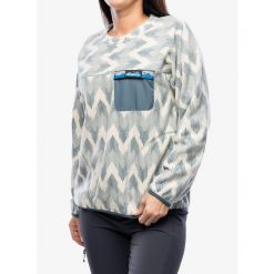 Bluza bez kaptura damska Kavu Kelowna. Niebieskie bluzy damskie KAVU, l, bez wzorów, bez ramiączek, bez kaptura. Za 245.99 zł.