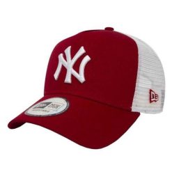 Czapka Z Daszkiem Unisex Dla Dorosłych MLB League New York Yankees. Czerwone czapki damskie New Era, bez wzorów, sportowe. Za 181.99 zł.