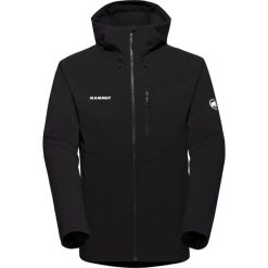 Kurtka softshell męska Mammut Ultimate Comfort SO. Czarne kurtki męskie Mammut, l, bez wzorów, z softshellu, bez kaptura, trekkingowe. Za 1,105.00 zł.