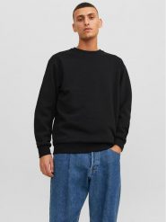 Jack&Jones Bluza Bradley 12249341 Czarny Relaxed Fit. Czarne bluzy męskie Jack&Jones, m, bez wzorów, z bawełny, bez ramiączek, bez kaptura. W wyprzedaży za 79.99 zł.