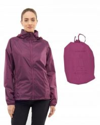 Kurtka przeciwdeszczow dla kobiet Viking Rainier Lady. Fioletowe kurtki sportowe damskie Viking, s, bez wzorów, z materiału, bez ramiączek, bez kaptura, rowerowe. Za 181.99 zł.