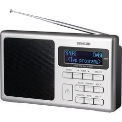 SENCOR cyfrowe radio SRD 6400, srebrne. Szare radia Sencor. Za 140.00 zł.