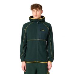 Bluza Rozpinana Męska Oakley Vista Full Zip RC Jacket. Zielone bluzy męskie Oakley, m, bez wzorów, bez ramiączek, bez kaptura. Za 530.99 zł.