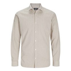 Koszula Jack & Jones Blackpool Stretch mineral yellow. Żółte koszule męskie Jack&Jones, bez wzorów, bez kołnierzyka, bez ramiączek. Za 211.46 zł.