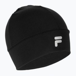 Czapka zimowa FILA Riverton Fleece Beanie. Czarne czapki damskie Fila, na zimę, bez wzorów. Za 62.99 zł.