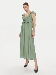 Vero Moda Sukienka letnia Josie 10303761 Zielony Regular Fit. Zielone sukienki damskie Vero Moda, na lato, m, bez wzorów, z wiskozy, bez kołnierzyka, bez ramiączek. Za 119.99 zł.