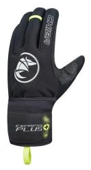 Zimowe rękawiczki sportowe unisex Chiba Express +. Czarne rękawiczki męskie Chiba, na zimę, bez wzorów, z neoprenu. Za 149.00 zł.