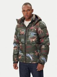 Polo Ralph Lauren Kurtka puchowa 710977071001 Zielony Regular Fit. Zielone kurtki męskie Polo Ralph Lauren, m, bez wzorów, z puchu, bez kaptura. Za 2,249.00 zł.