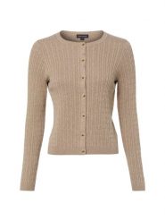Franco Callegari Kardigan Kobiety Bawełna brązowy, XXL. Brązowe kardigany damskie Franco Callegari, xxl, bez wzorów, z bawełny, eleganckie, bez kołnierzyka. Za 299.95 zł.