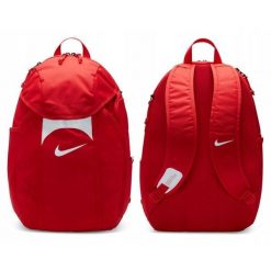 Plecak Nike Academy Team sportowy. Czerwone plecaki męskie Nike, bez wzorów, sportowe. Za 149.99 zł.