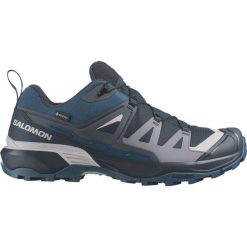Buty trekkingowe męskie Salomon X Ultra 360 Gtx Gore-tex. Niebieskie trekkingi męskie Salomon, z gore-texu, bez zapięcia. Za 629.99 zł.
