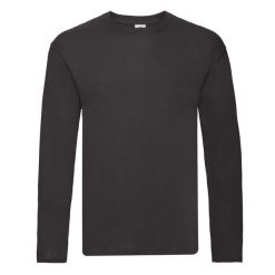 Oryginalna Koszulka Z Długim Rękawem Unisex Dla Dorosłych. Czarne bluzki damskie fruit of the loom, m, bez wzorów, sportowe, bez kołnierzyka, bez ramiączek. Za 54.99 zł.