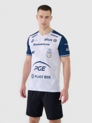 4F Koszulka meczowa replika domowa z sezonu 2024/25 męska 4F x PGE Projekt Warszawa - multikolor S. Koszulki sportowe męskie 4F, m, bez wzorów, z dzianiny, bez ramiączek, na fitness i siłownię. Za 189.99 zł.