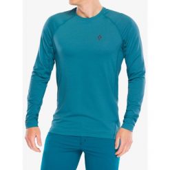 Bluza Black Diamond Alpenglow Crew. Niebieskie bluzy męskie Black Diamond, bez wzorów, sportowe, bez ramiączek, bez kaptura. Za 209.99 zł.