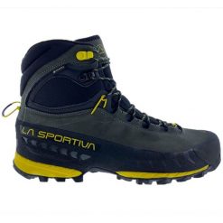 Buty trekkingowe męskie La Sportiva TX5 GTX. Szare buty zimowe męskie La Sportiva, bez wzorów, bez obcasa, bez zapięcia. Za 941.22 zł.