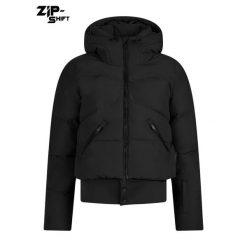 Damska kurtka narciarska Protest Preppy. Czarne kurtki sportowe damskie Protest, bez wzorów, bez ramiączek, bez kaptura, narciarskie. Za 799.99 zł.