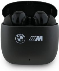 Słuchawki Bluetooth TWS BMW M Metal M Logo Print ANC-ENC czarny. Czarne słuchawki bezprzewodowe BMW. Za 203.45 zł.