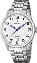 Zegarek Festina Zegarek męski Festina F20425-1 srebrny. Szare zegarki męskie Festina, bez wzorów, srebrne. Za 347.99 zł.