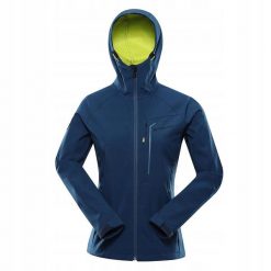 Kurtka softshell damska Alpine Pro Esprita. Niebieskie kurtki sportowe damskie Alpine Pro, s, bez wzorów, z softshellu, bez ramiączek, bez kaptura, trekkingowe. W wyprzedaży za 299.00 zł.