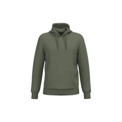Bluza z kapturem Kariban. Zielone bluzy damskie KARIBAN, m, bez wzorów, z bawełny, bez ramiączek, z kapturem. Za 143.00 zł.