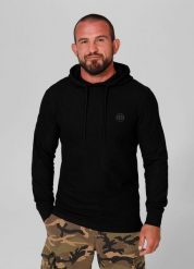 Bluza męska Pitbull z kapturem Pique Rockey. Czarne bluzy męskie PITBULL, l, bez wzorów, z kapturem, na fitness i siłownię. Za 179.00 zł.