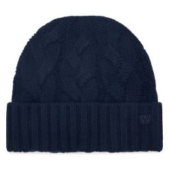 Czapka z daszkiem Weekend Max Mara. Niebieskie czapki damskie Weekend Max Mara, bez wzorów. Za 544.99 zł.