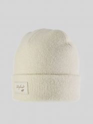 4F Czapka zimowa damska - kremowa Uniwersalny. Białe czapki damskie 4F, na zimę, bez wzorów, z dzianiny, biznesowe. Za 49.99 zł.