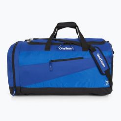 Torba treningowa OneTeam Sebastiano 50 l. Niebieskie torby sportowe męskie ONETEAM, bez wzorów. Za 69.99 zł.