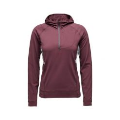 Bluza damska z kapturem Black Diamond Alpenglow Pro. Czerwone bluzy damskie Black Diamond, bez wzorów, sportowe, bez ramiączek, z kapturem. Za 458.25 zł.