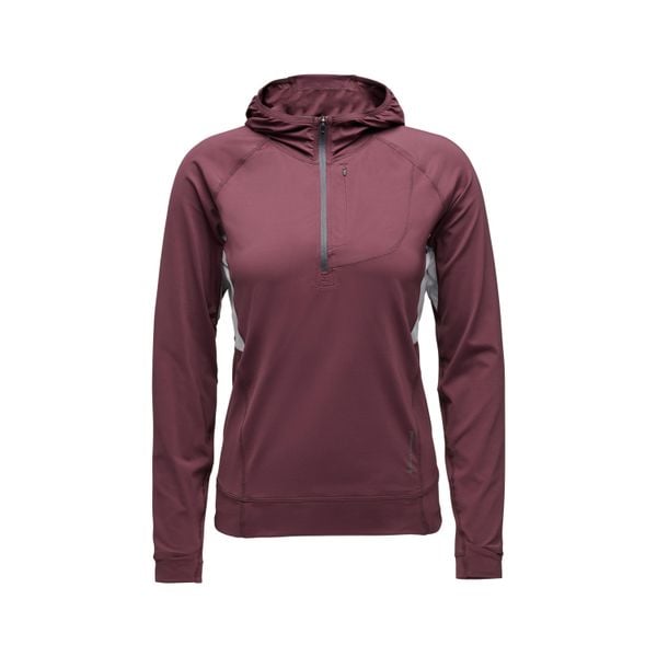 Bluza damska z kapturem Black Diamond Alpenglow Pro. Czerwone bluzy damskie Black Diamond, l, bez wzorów, z materiału, bez ramiączek, z kapturem. Za 540.10 zł.