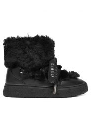 Guess Śniegowce FLFUEK FUR10 Czarny. Czarne śniegowce damskie Guess, z materiału, bez zapięcia. Za 819.99 zł.