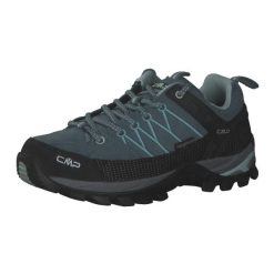 Buty trekkingowe damskie CMP Rigel Mid Wmn WP. Niebieskie obuwie trekkingowe damskie CMP, z materiału, przed kostkę, bez zapięcia. Za 387.50 zł.