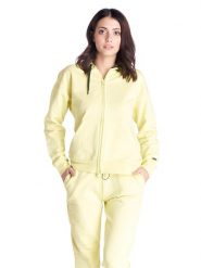 Bluza wygodna z kaptur na czas wolny na co dzień. Białe bluzy damskie LEONE 1947 APPAREL, s, bez wzorów, z dresówki, bez ramiączek, bez kaptura. Za 252.56 zł.