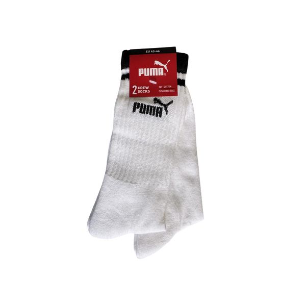 Puma Skarpety 2-Pack 93899201. Białe skarpetki damskie Puma, bez wzorów, z bawełny. Za 53.05 zł.