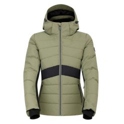 Damska Kurtka Narciarska Glacial. Czarne kurtki sportowe damskie Dare 2B, na zimę, xs, bez wzorów, bez ramiączek, bez kaptura, narciarskie. Za 244.99 zł.