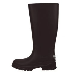Damskie Codzienne Wodoodporne Gumowe Brązowe Kalosze Kubota 40. Brązowe kalosze damskie Kubota, bez wzorów, z gumy, przed kolano, bez zapięcia. Za 209.99 zł.