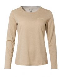 Funktionsshirt W Essential LS T-Shirt. Brązowe t-shirty damskie Vaude, bez wzorów, z materiału, klasyczne, bez kołnierzyka, bez ramiączek. Za 239.00 zł.