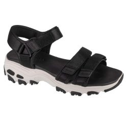 Sandały Skechers Model 31514s Kolor Czarny. Czarne sandały damskie Skechers, bez wzorów, bez obcasa, bez zapięcia. Za 279.99 zł.