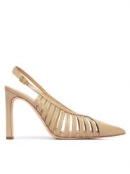 MICHAEL Michael Kors Szpilki Adriana 40T6ADHP1L Khaki. Brązowe szpilki damskie MICHAEL Michael Kors, bez wzorów, ze skóry, bez obcasa, na szpilce, bez zapięcia. Za 789.99 zł.