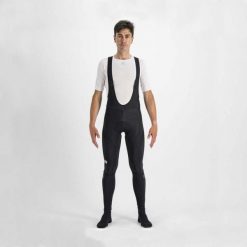 Spodnie rowerowe męskie Sportful Neo Bibtight. Czarne spodnie sportowe męskie SPORTFUL, m, bez wzorów, rowerowe. W wyprzedaży za 280.80 zł.