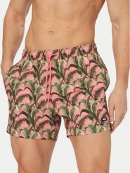 BOSS Szorty kąpielowe Pike 50561145 Różowy jasny Regular Fit. Czerwone kąpielówki męskie Boss, m, bez wzorów, z syntetyku. Za 339.99 zł.